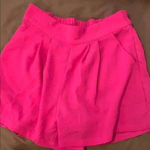 Pink shorts